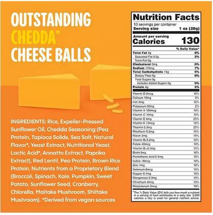 Outstanding Foods Chedda Cheese Balls (10.3 oz.)