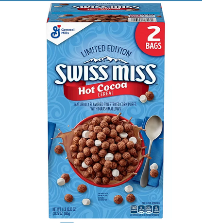 Swiss Miss Cocoa Puffs Hot Cocoa Cereal (2 pk.)