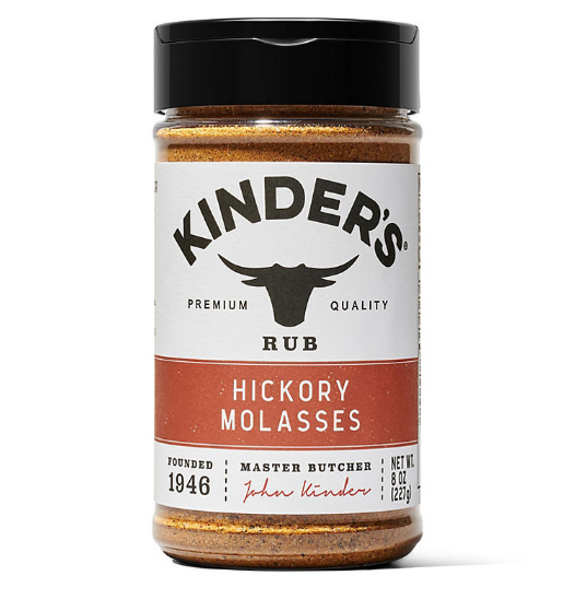 Kinder's Hickory Molasses Rub and Seasoning (8 oz.)(2 PK)