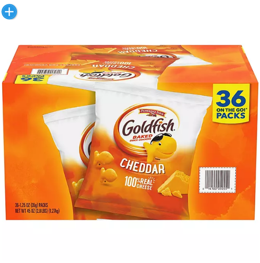 Pepperidge Farm Goldfish Cheddar Crackers (1.25 oz., 36 ct.)