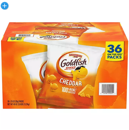 Pepperidge Farm Goldfish Cheddar Crackers (1.25 oz., 36 ct.)