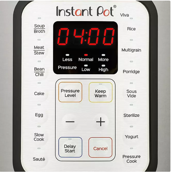 Instant Pot 6-Quart Viva 9-in-1 Multi-Use Programmable Pressure Cooker