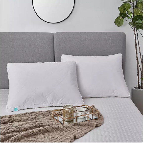 Martha Stewart White Goose Feather and Down Comforter and Pillow Set (Various Sizes)