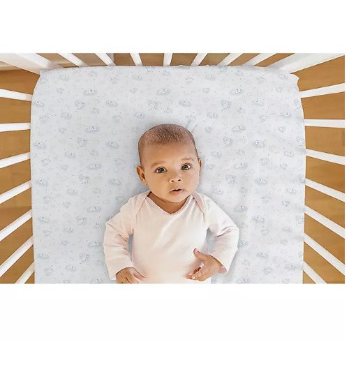 Serta PerfectSleeper Deluxe Crib Mattress Pad, White