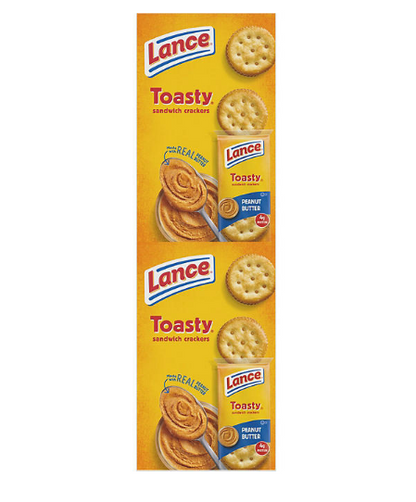 Lance Toasty Peanut Butter Sandwich Crackers (1.29 oz., 40 ct.)