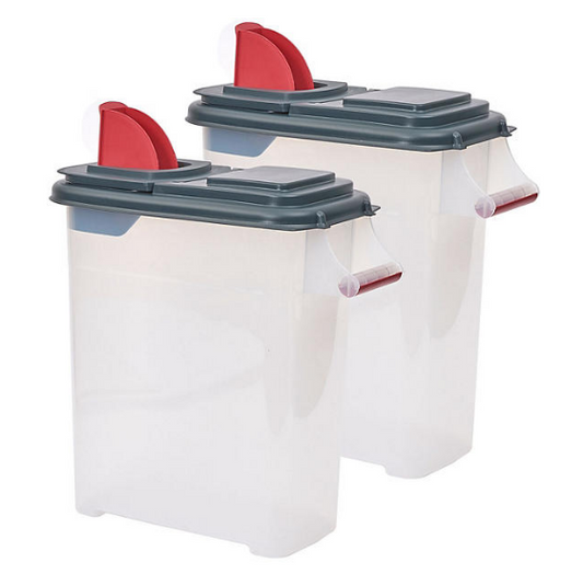 Buddeez 40 Lb. Pellet and Multi-Use Storage Dispenser 2-Pack