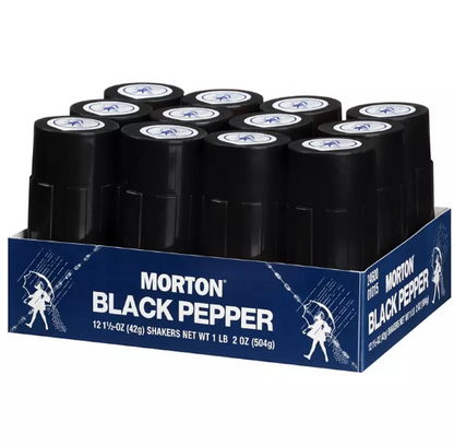 Morton Black Pepper (1.5 oz., 12 ct.)