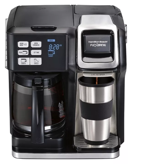 Hamilton Beach FlexBrew 2-in-1 Coffee Maker with Auto Shutoff