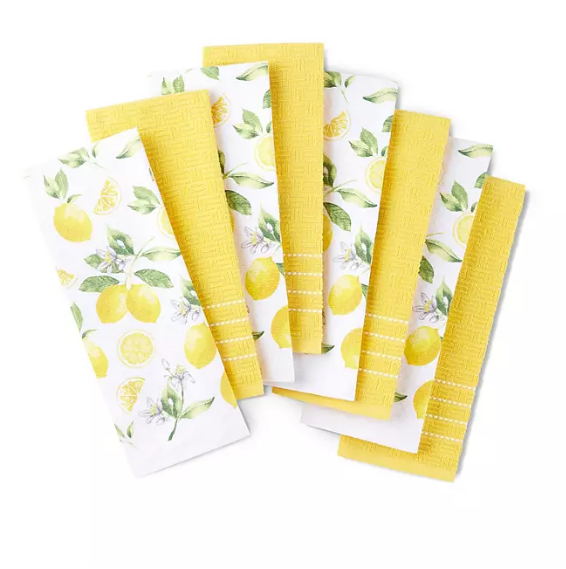 Martha Stewart Kitchen Towels 8 Pack (Assorted Designs)