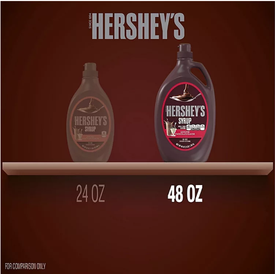 HERSHEY'S Chocolate Syrup (48 oz., 2 pk.)