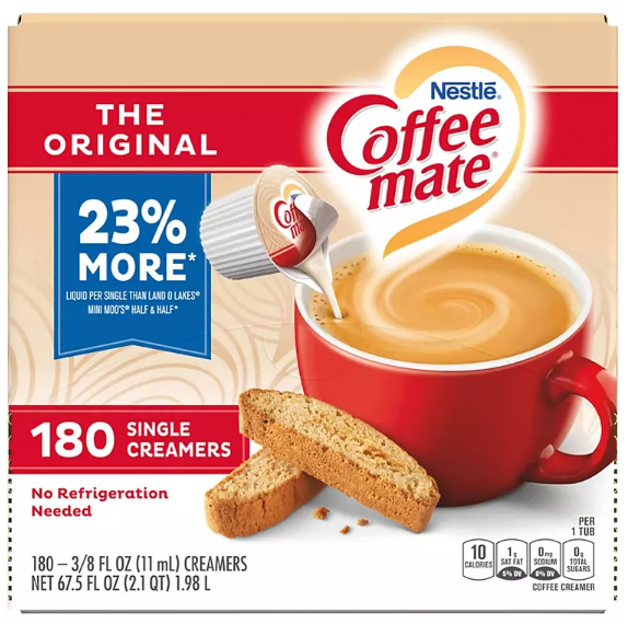 Coffee Mate The Original Liquid Coffee Creamer (180 ct.)