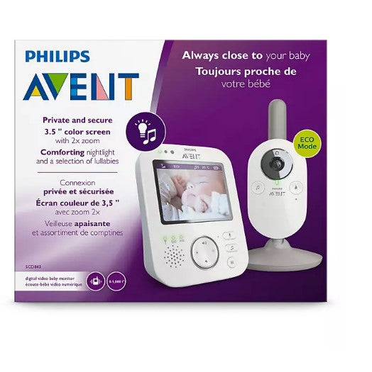 Philips Avent Digital Video Baby Monitor (SCD843/37)