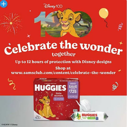 Huggies Little Movers Perfect Fitting Diapers (Sizes: 3-7)