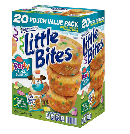 Entenmann's Little Bites Party Cake Muffins (1.65 oz., 20 pk.)