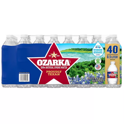 Ozarka 100% Natural Spring Water (16.9 fl. oz., 40 pk.)