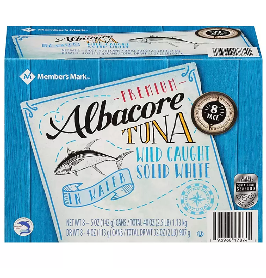 Member's Mark Solid White Albacore Tuna (5 oz., 8 pk.)