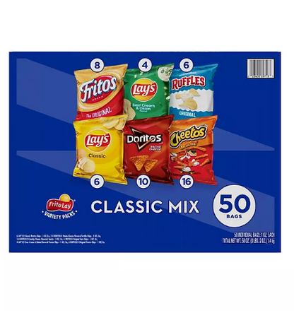 Frito-Lay Classic Mix Variety Pack (50 pk.)