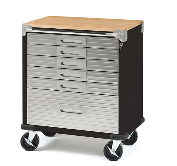 Seville Classics UltraHD 6-Drawer Rolling Cabinet