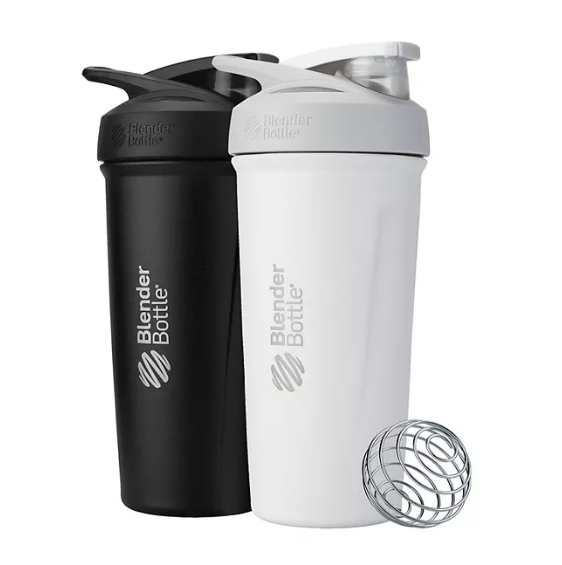 BlenderBottle Strada 24-ounce Stainless Steel Combo, 2-Pack (Assorted Colors)