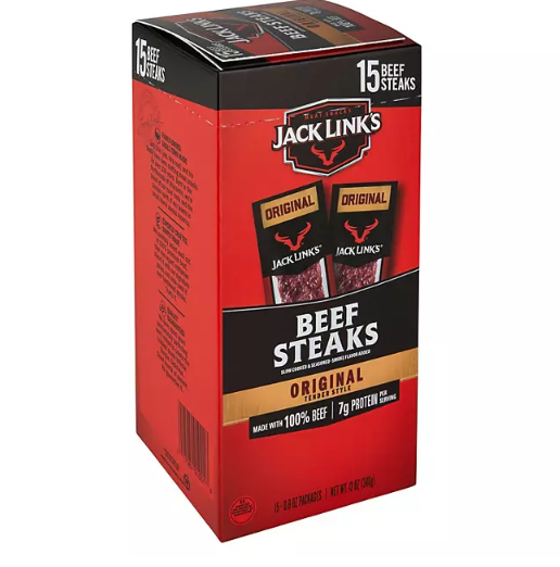 Jack Link’s Original Tender Style Beef Steak (15 ct.)