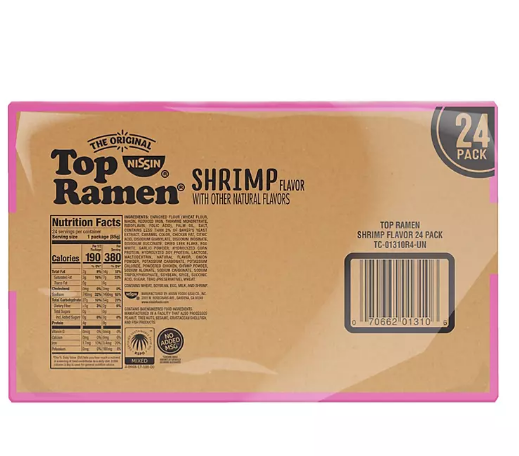 Nissin Shrimp Top Ramen (24 pk.)