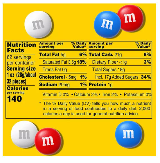 M&M's Milk Chocolate Patriotic Mix (62 oz.)