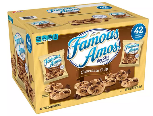 Famous Amos Chocolate Chip Cookies (2 oz., 42 ct.)