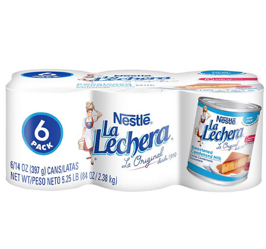 Nestle La Lechera Sweetened Condensed Milk (14 oz. cans, 6 pk.)