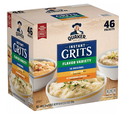 Quaker Instant Grits, Variety Pack (46 pk.)