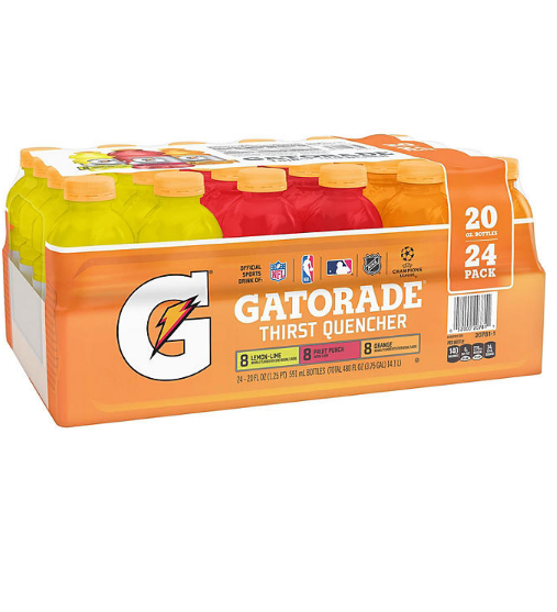 Gatorade Sports Drinks Variety Pack (20 fl. oz., 24 pk.)