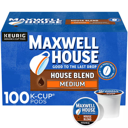 Maxwell House Medium Roast House Blend Coffee K-Cups (31 oz., 100 ct.)