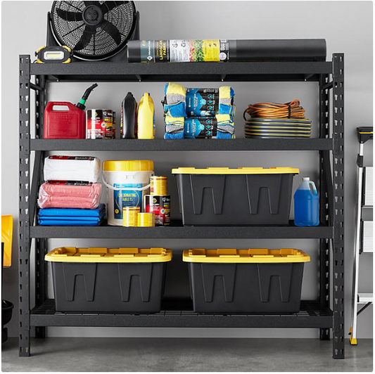 Member's Mark 4-Shelf Industrial Storage Rack (Black)