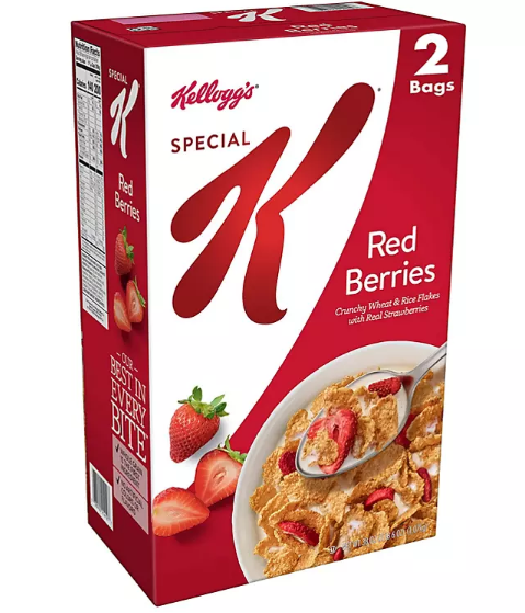 Kellogg's Special K Breakfast Cereal, Red Berries (38 oz.)