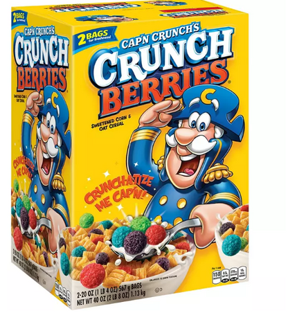 Cap'n Crunch's Crunch Berries Cereal (2 pk.)