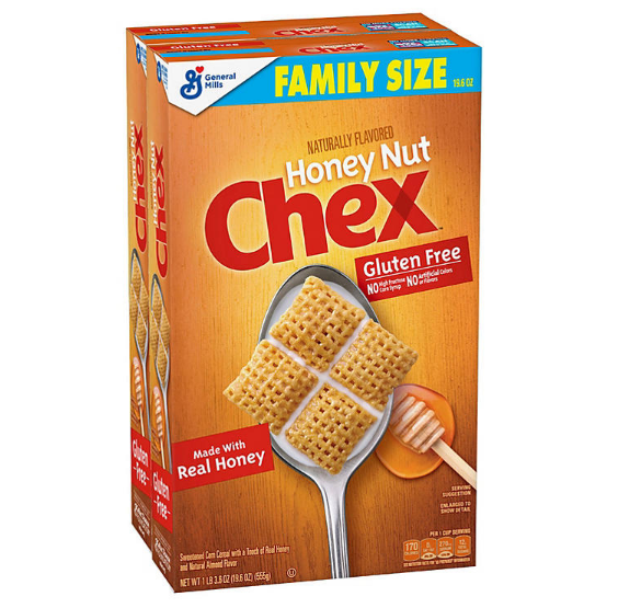 Chex Gluten Free Breakfast Cereal, Honey Nut (2 pk.)