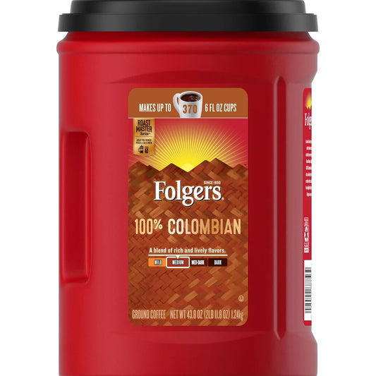 Folgers 100% Colombian Coffee (43.8 oz.)