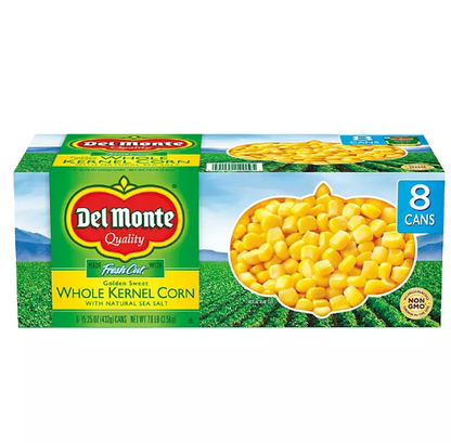 Del Monte Golden Sweet Whole Kernel Corn (15.25 oz., 8 pk.)