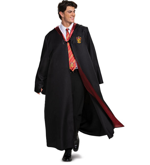 Disguise Gryffindor Robe Adult Deluxe Halloween Costume (Assorted Size)