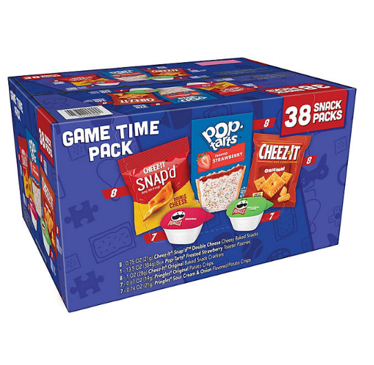 Kellogg's Game Time Snacks, Variety Pack (38 pk.)