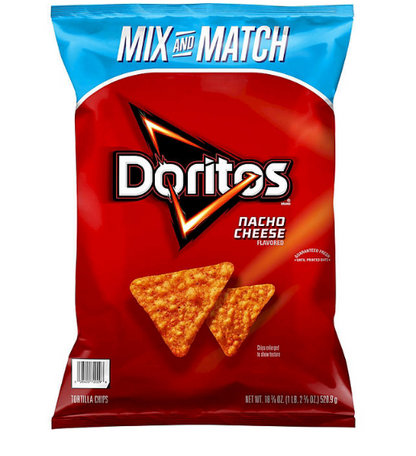 Doritos Tortilla Chips, Nacho Cheese Flavored (18.38 oz.)