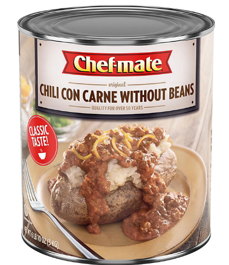 Chef-mate Chili Without Beans (106 oz.)