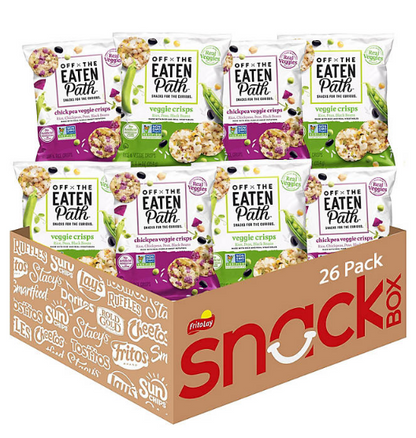 Off The Eaten Path Veggie Crisps Mix Flavor Variety Pack (1.25 oz., 26 ct.)