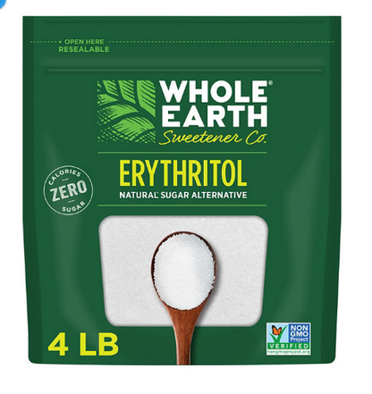 WHOLE EARTH 100% Erythritol Zero Calorie Sweetener (4 lbs.)