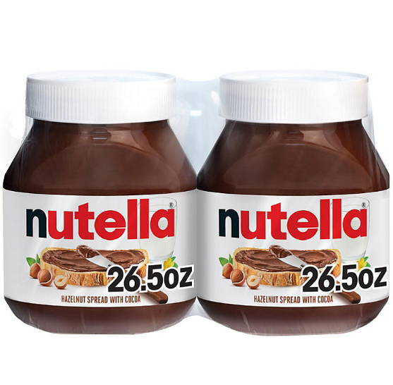 Nutella Hazelnut Spread Twin Pack (26.5 oz., 2 pk.)