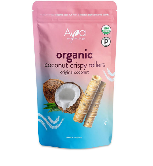 Ava Organics Coconut Crispy Rollers (14.1 oz.)