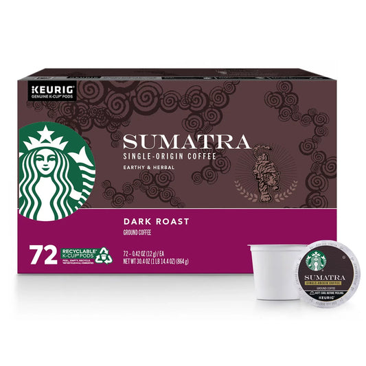 Starbucks Single-Origin Sumatra Coffee K-Cups (72 ct.)