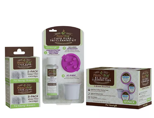 Perfect Pod Cafe Pure Descaling & Cleaning Bundle