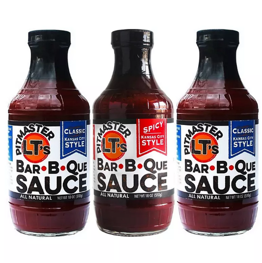 Pitmaster LT's BBQ Sauce, Variety Pack (18 oz., 3 pk.)