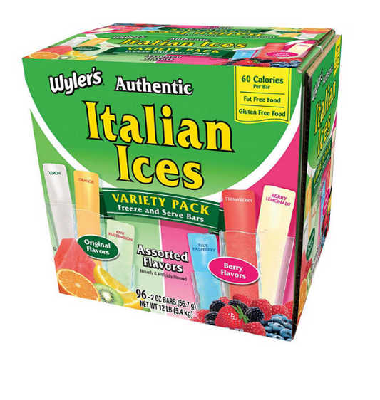 Wyler's Authentic Italian Ices (2 oz., 96 pk.)