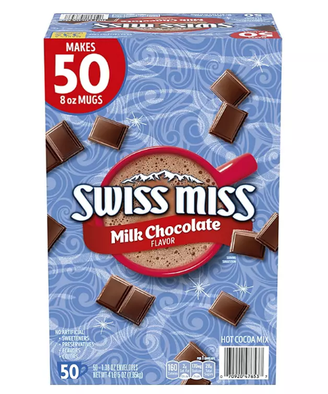 Swiss Miss Milk Chocolate Hot Cocoa Mix Packets (50 ct.)